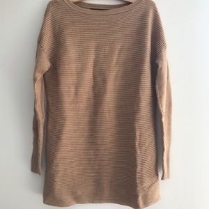 Tan merino wool sweater